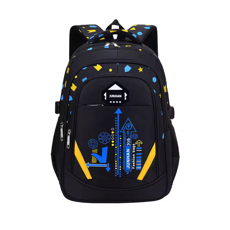 Geometry pattern light weight school bags. Large capacity backpack.