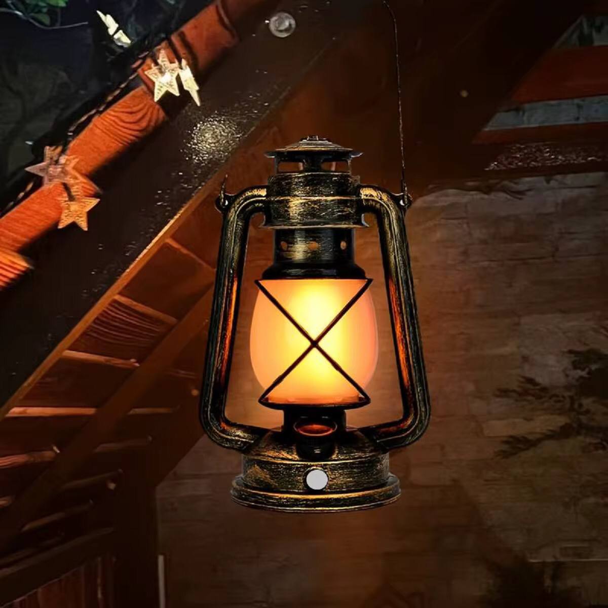 VINTAGE DESIGN 35cm LED LANTERN