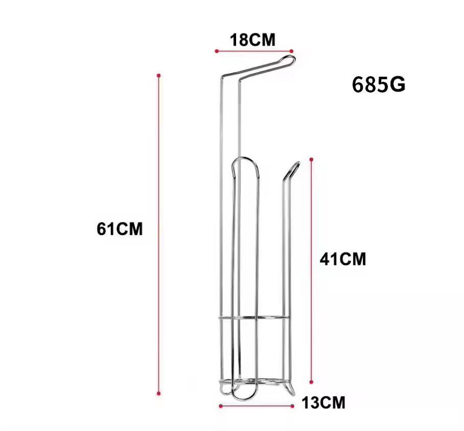 New Metallic Toilet tissue holder
