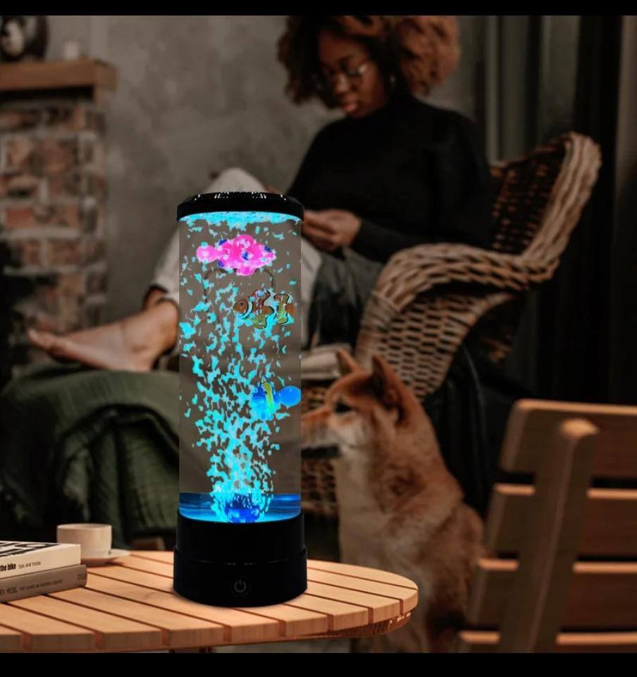 LED Bubble Fish Lamp decor 1.5 liters capacity