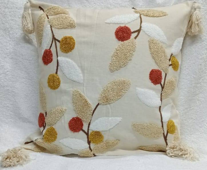 Boho vintage tufted throw pillow covers