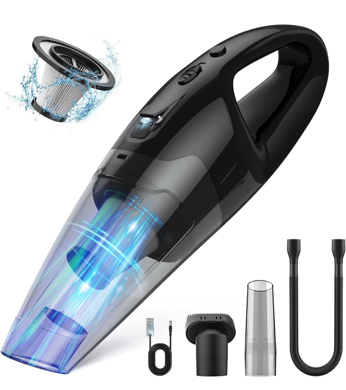 4 in 1 Portable, Wet & Dry Use Rechargeable wireless vacuum cleaner/ Car Vacuum*