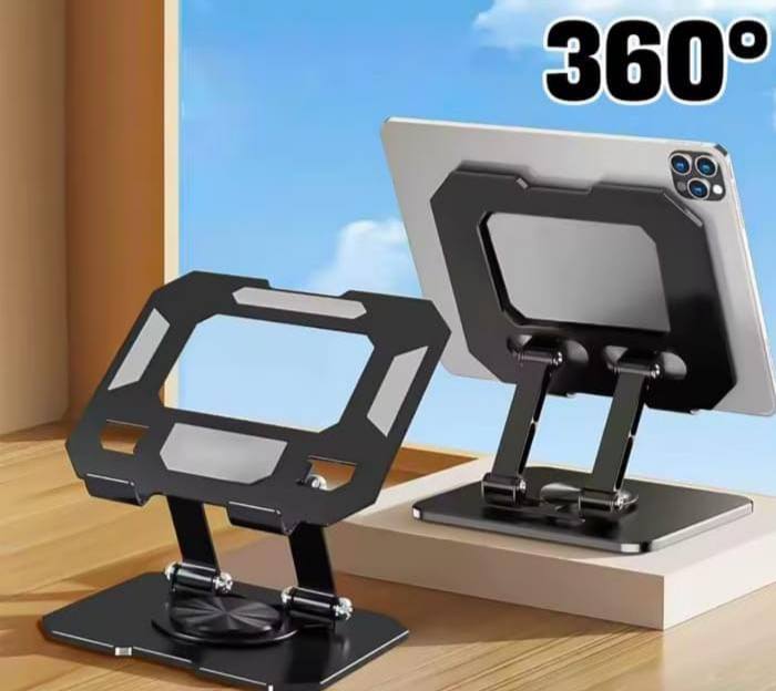 360° Rotatable Tablet Stand Adjustable Foldable Desktop Stand