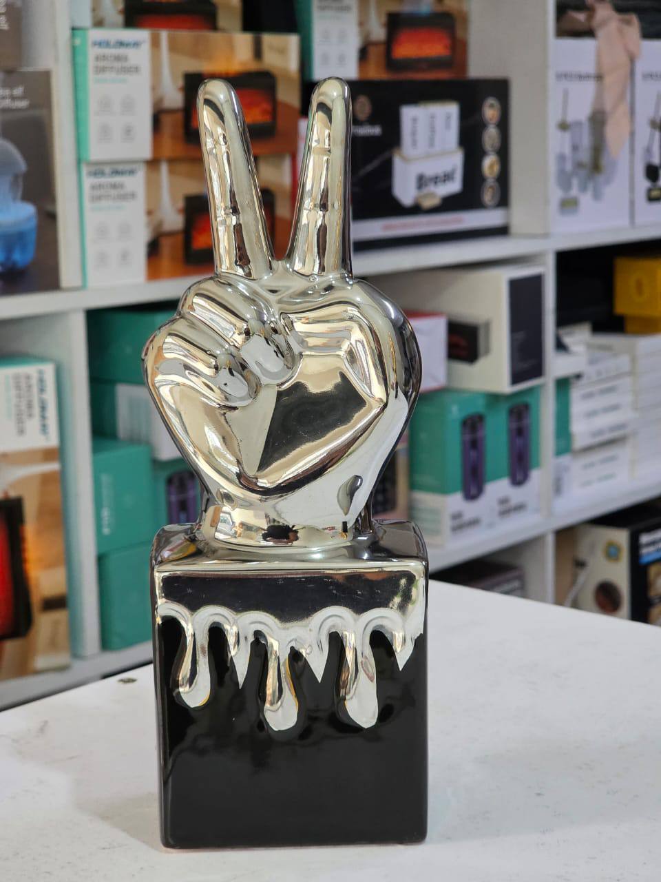 Creative embroidery medal Thumbs Up Trophy gold silver decoration