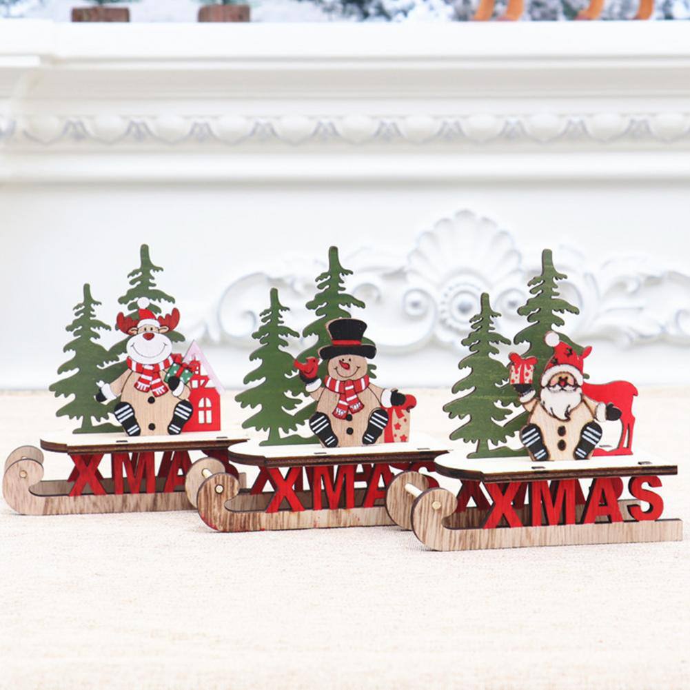 Santa Claus Sleigh Ornament Desk Topper DIY Wooden Craft Christmas Decoration
➡️ @950/-