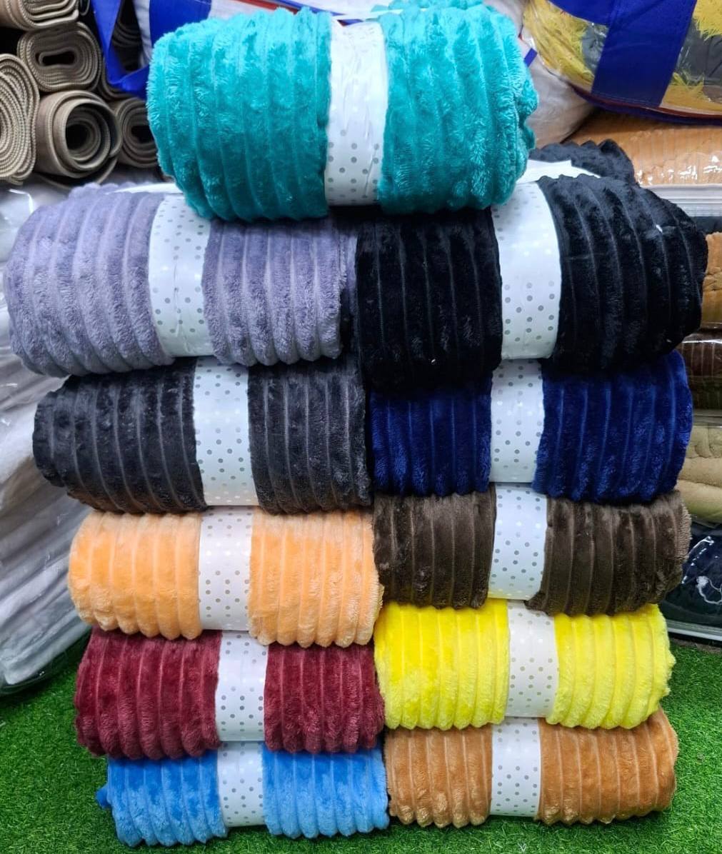 Velvet Fleece/throw Blankets with ribbon