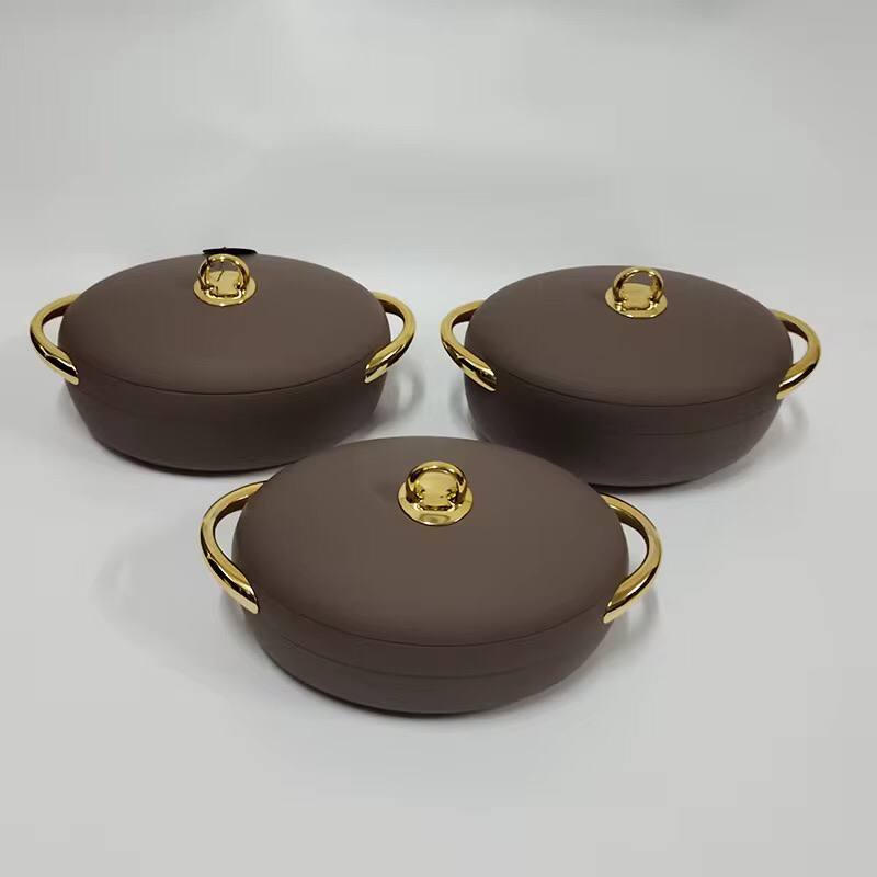 LUXURIOUS insulated hotpots set OVAL