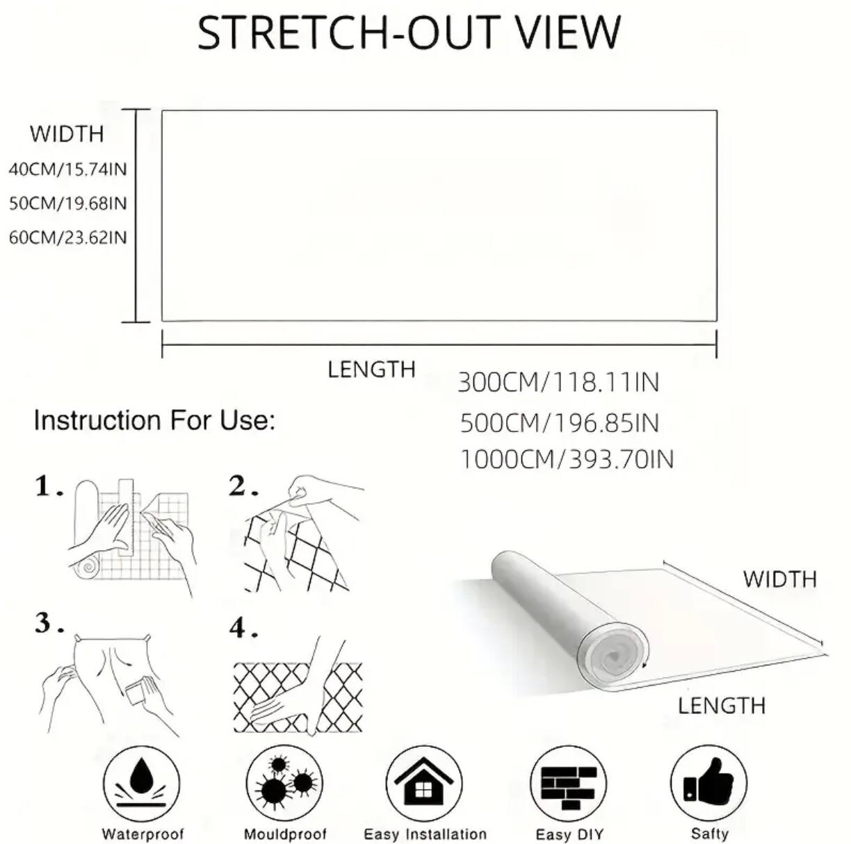 Self Adhesive Marble Contact Paper