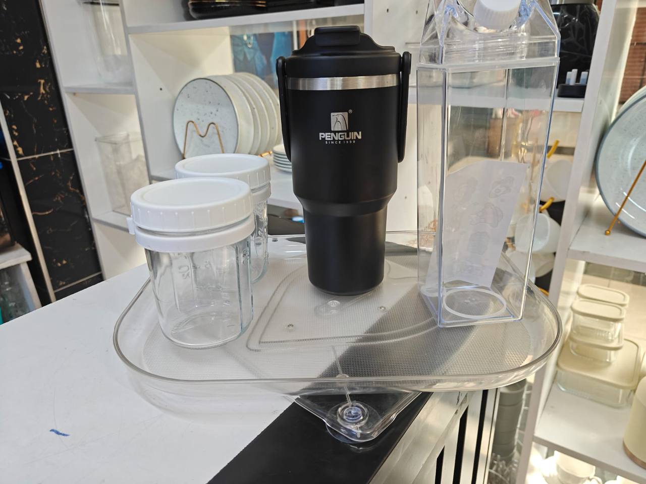 Rectangular lazy Susan