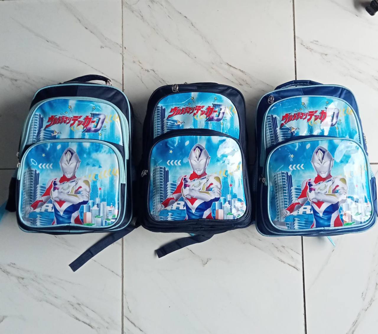 Disney Cartoon 3 compartment School Bag
