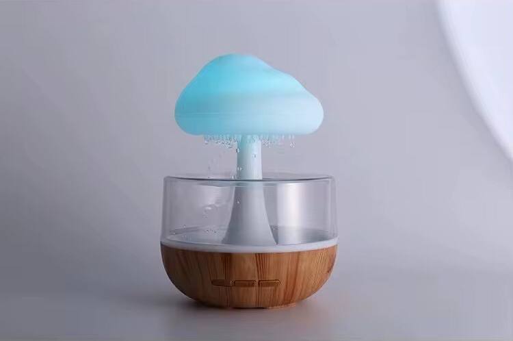 Sound of rain rechargeable CLOUD RAIN HUMIDIFIER