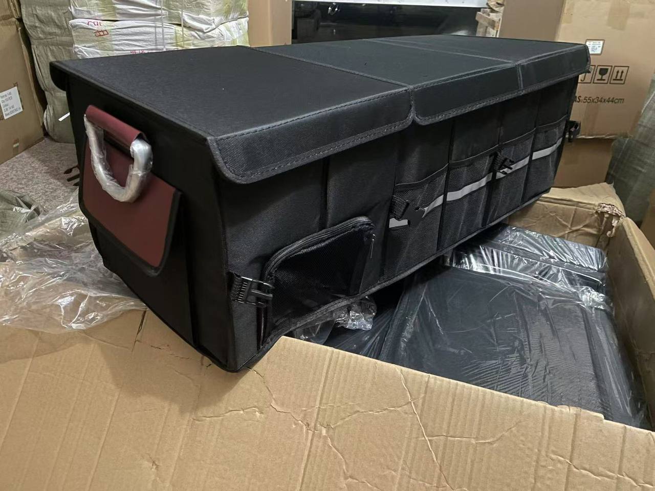 Heavy Duty Car Boot/Trunk Organizer with mutliple Compartments