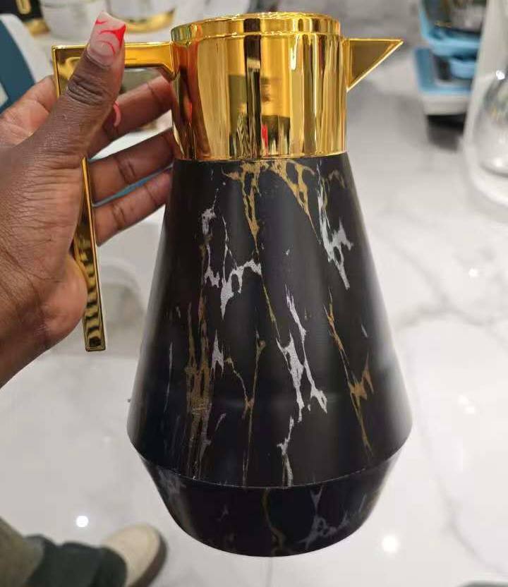 Marble and Gold Unbreakable Flask