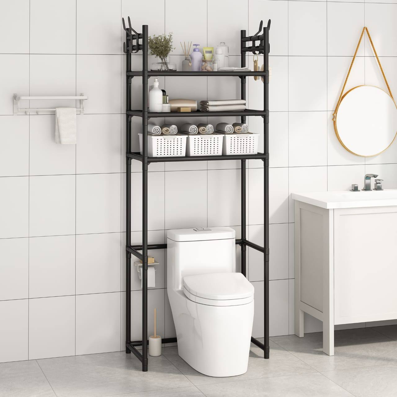 New over the toilet organizer