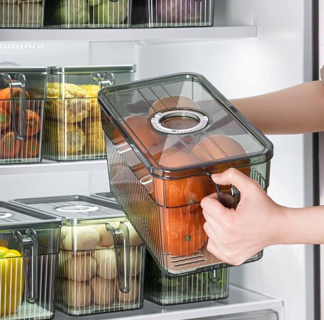 Fridge storage containers