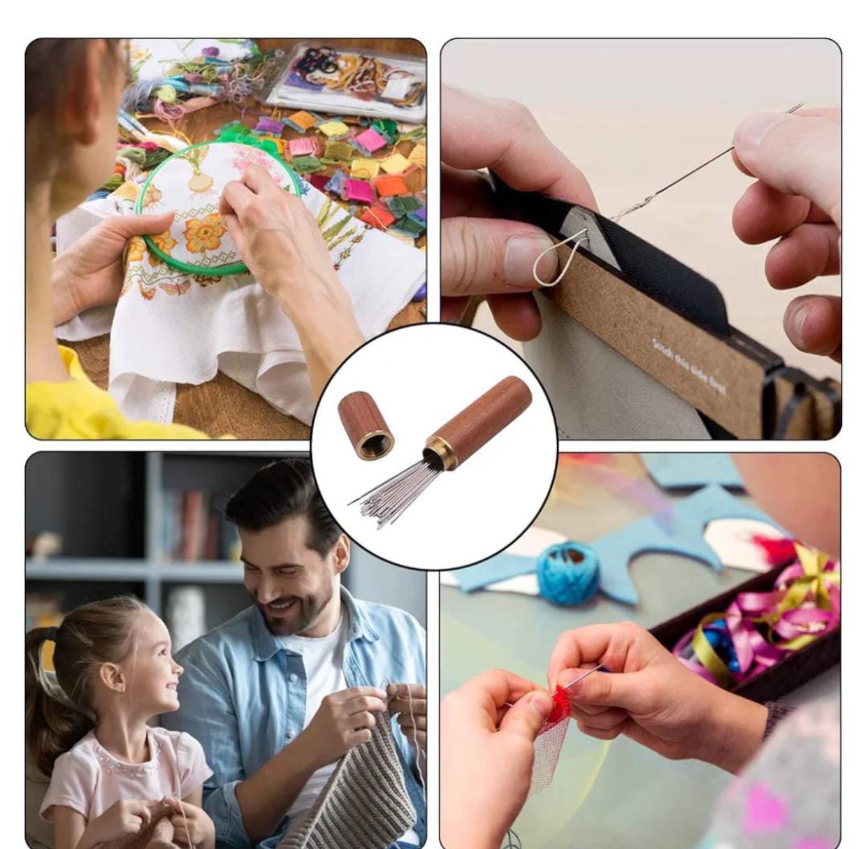 Self-Threading Needles