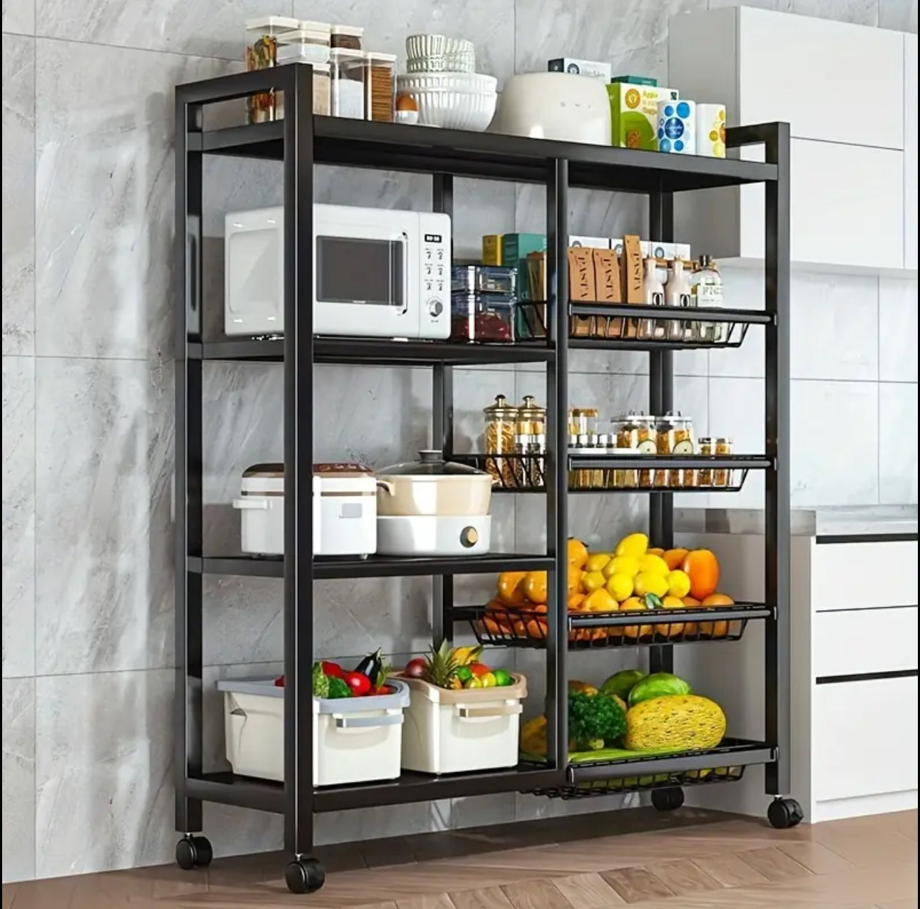 Multifunctional Strong metallic Kitchen rack