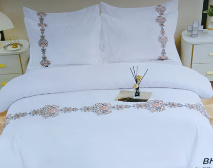 Luxury Greek pattern cotton Duvet cover