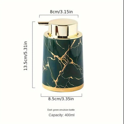 Marble soap pump / dispenser