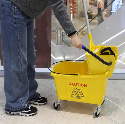 Heavy Duty commercial mop wringer Bucket
With Wheels .