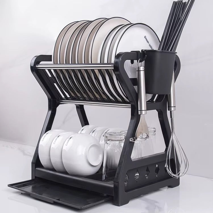 2-layer X dish  rack