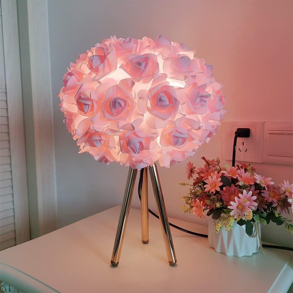 Nordic Bedside/table Rose lamp