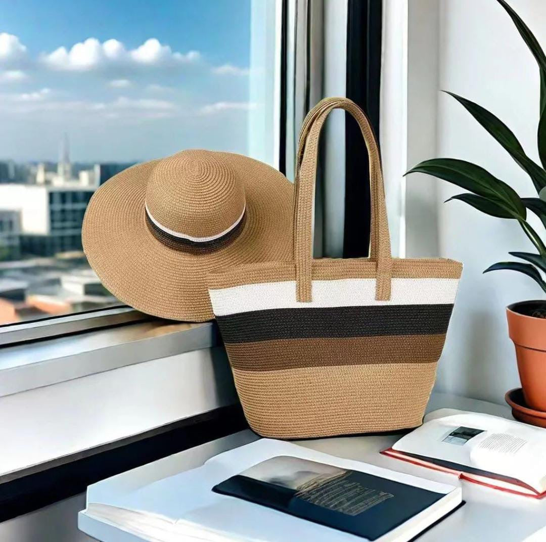 2 in 1 Summer Bag + Hat Combo