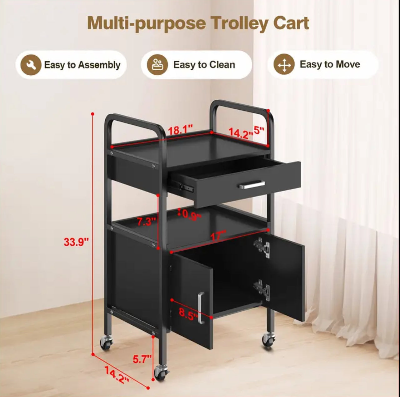 Multipurpose Trolley Cart