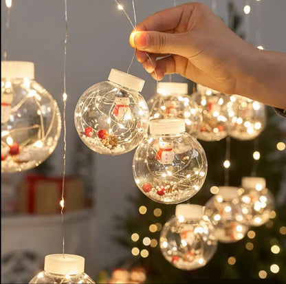 Santa Claus Garland Christmas Balls