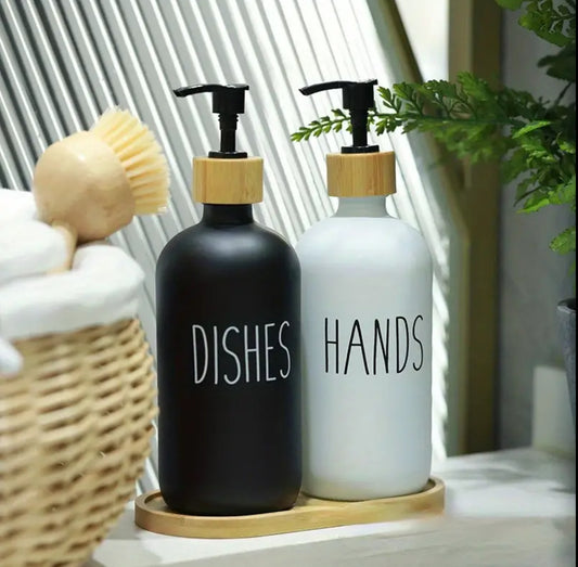 3 pc /  set hand and soap dispenser