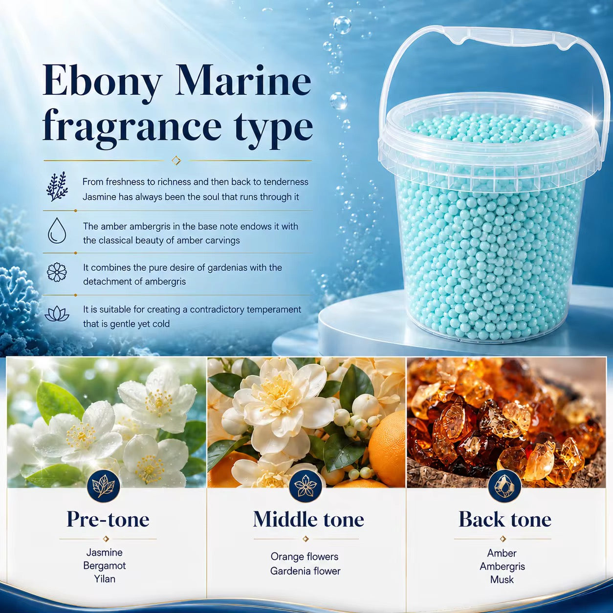 800g long lasting  laundry scent beads/ laundry scent booster