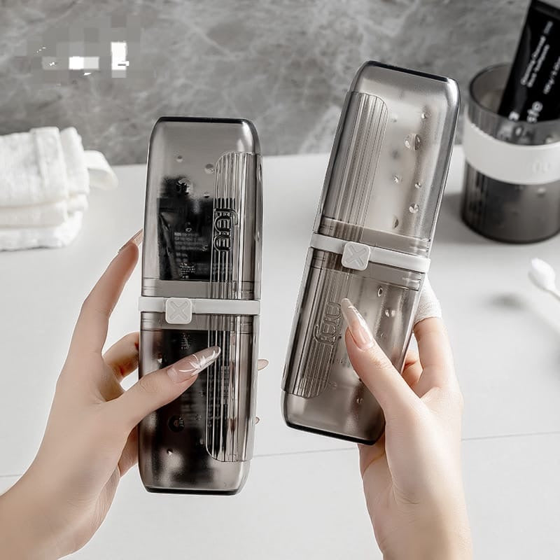 Portable Toothbrush & Mouthwash Cup Set