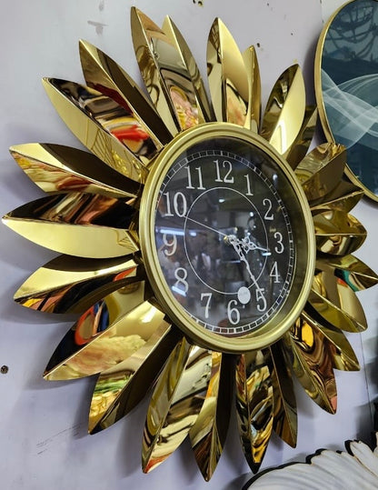 HANDCRAFTED SUNBURST WALL CLOCK