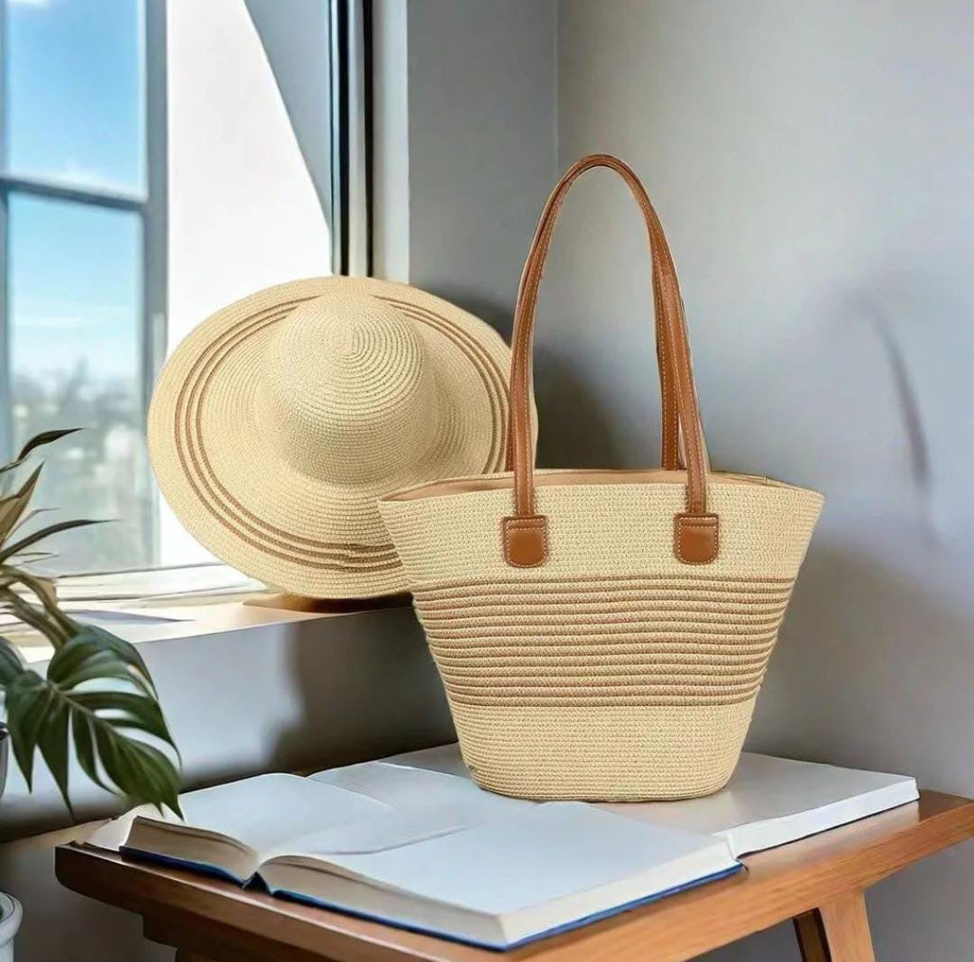 2 in 1 Summer Bag + Hat Combo