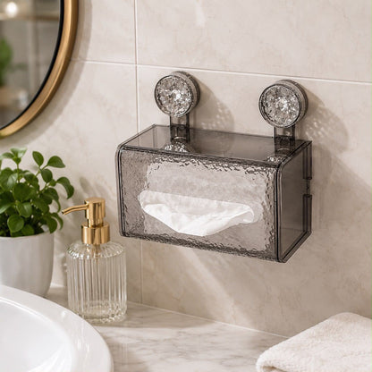 Suction Cup Glacier-Pattern Tissue Box