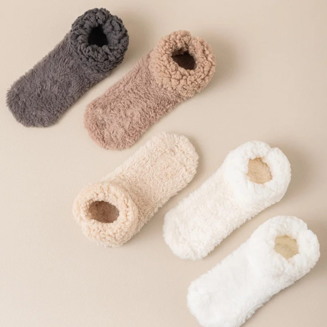 Breathable Berber Fleece Sleeping Socks