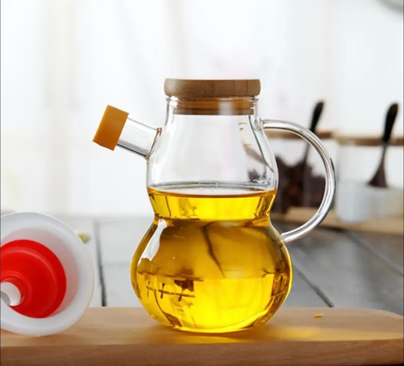 400ml Creative glass oil / vinegar jar