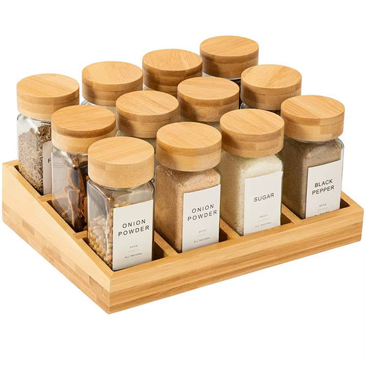 12 pcs spice jar set
