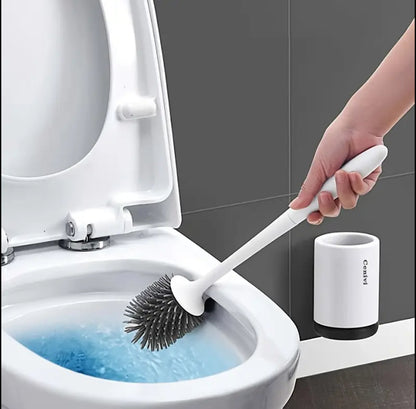 Silicon toilet brush