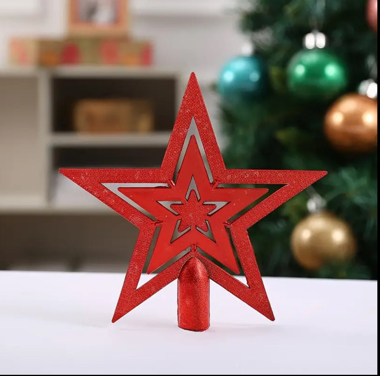 Christmas tree Top Star Garland Accessories