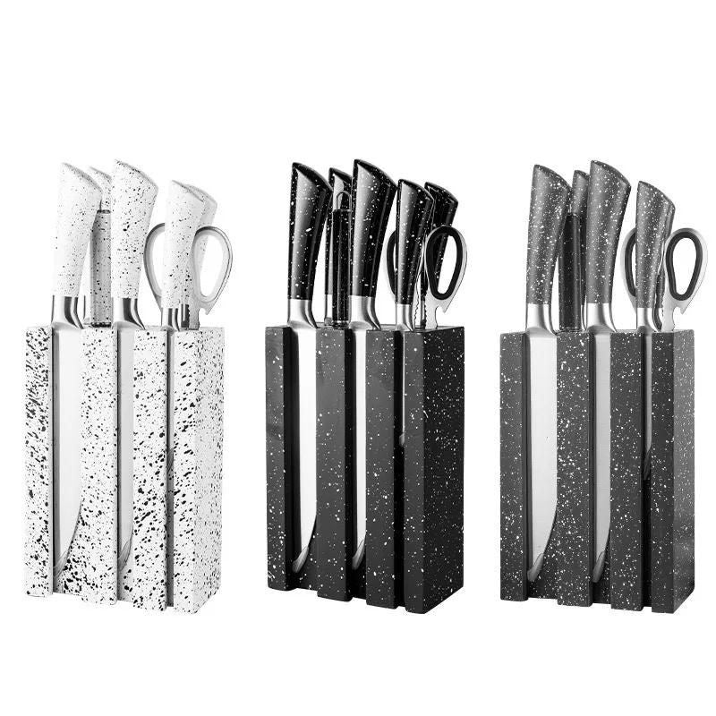 8pcs Marble design Kitchen knife set