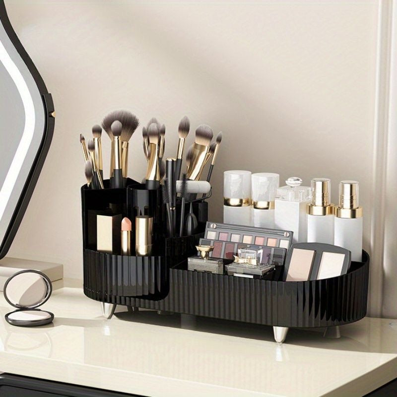 Rotatable cosmetic storage box