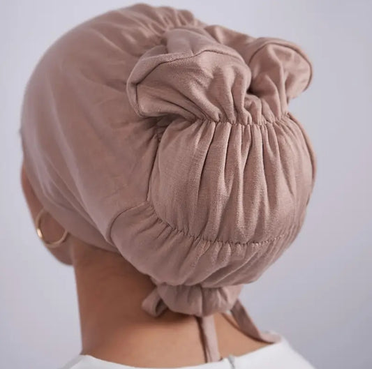 New Soft Modal Turban Hat Cotton  Underscarf Bonnet