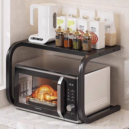 1 Tier Metallic Microwave organizer shelf / Stand