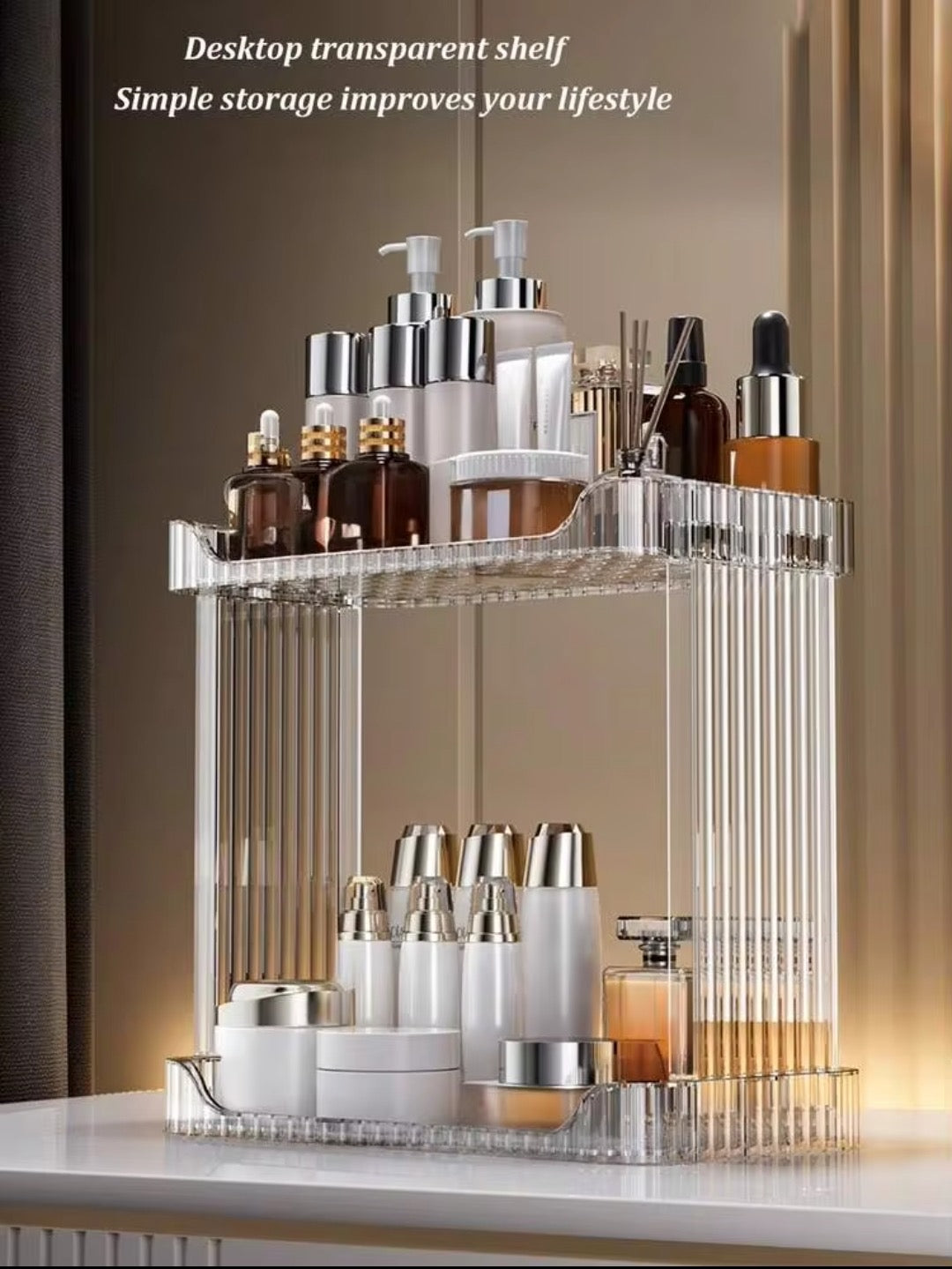 Two layer Clear rack
