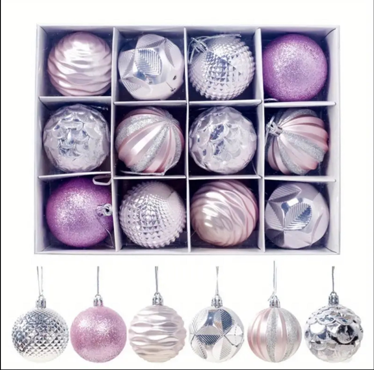 12pcs xmas balls set