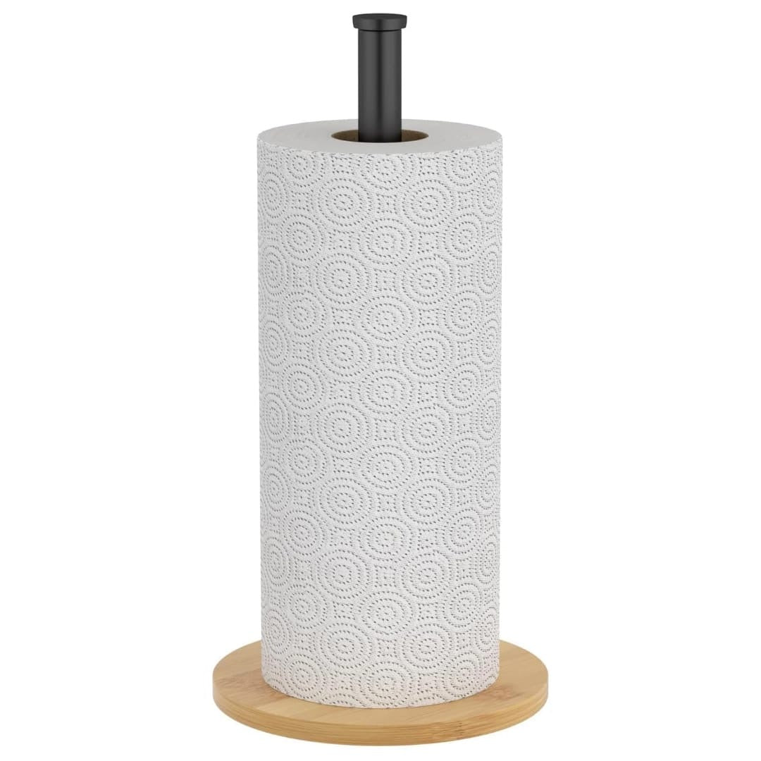 High Quality Modern Wooden Paper Towel Holder Table Top Non-slip Base Easy To Install and Durable