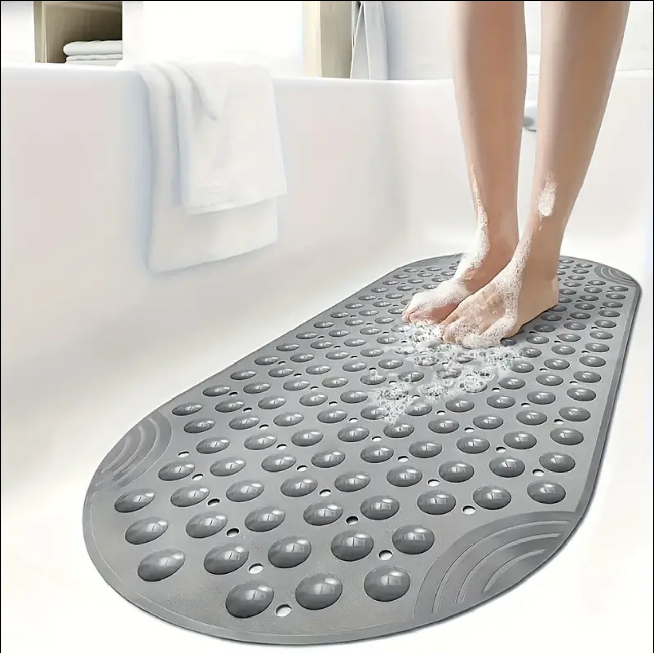 Antislip bathroom shower mat