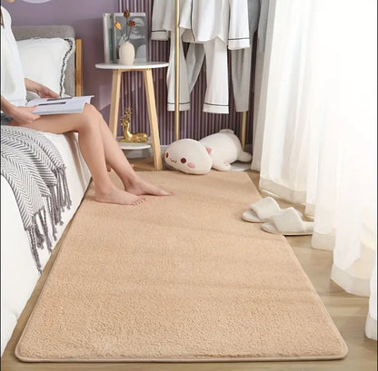 Non Slip Absorbent bedside mat  Soft luxurious  bedside rug