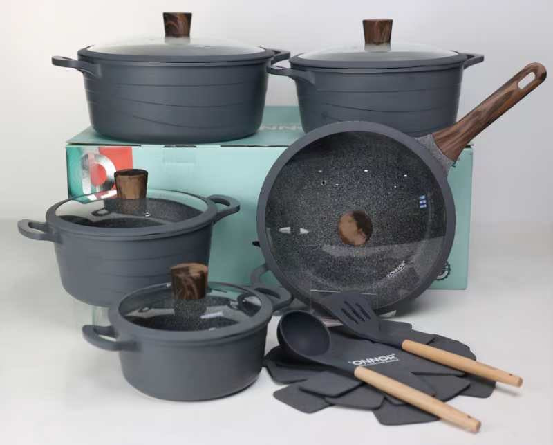 15pcs Donnor granite cookware set